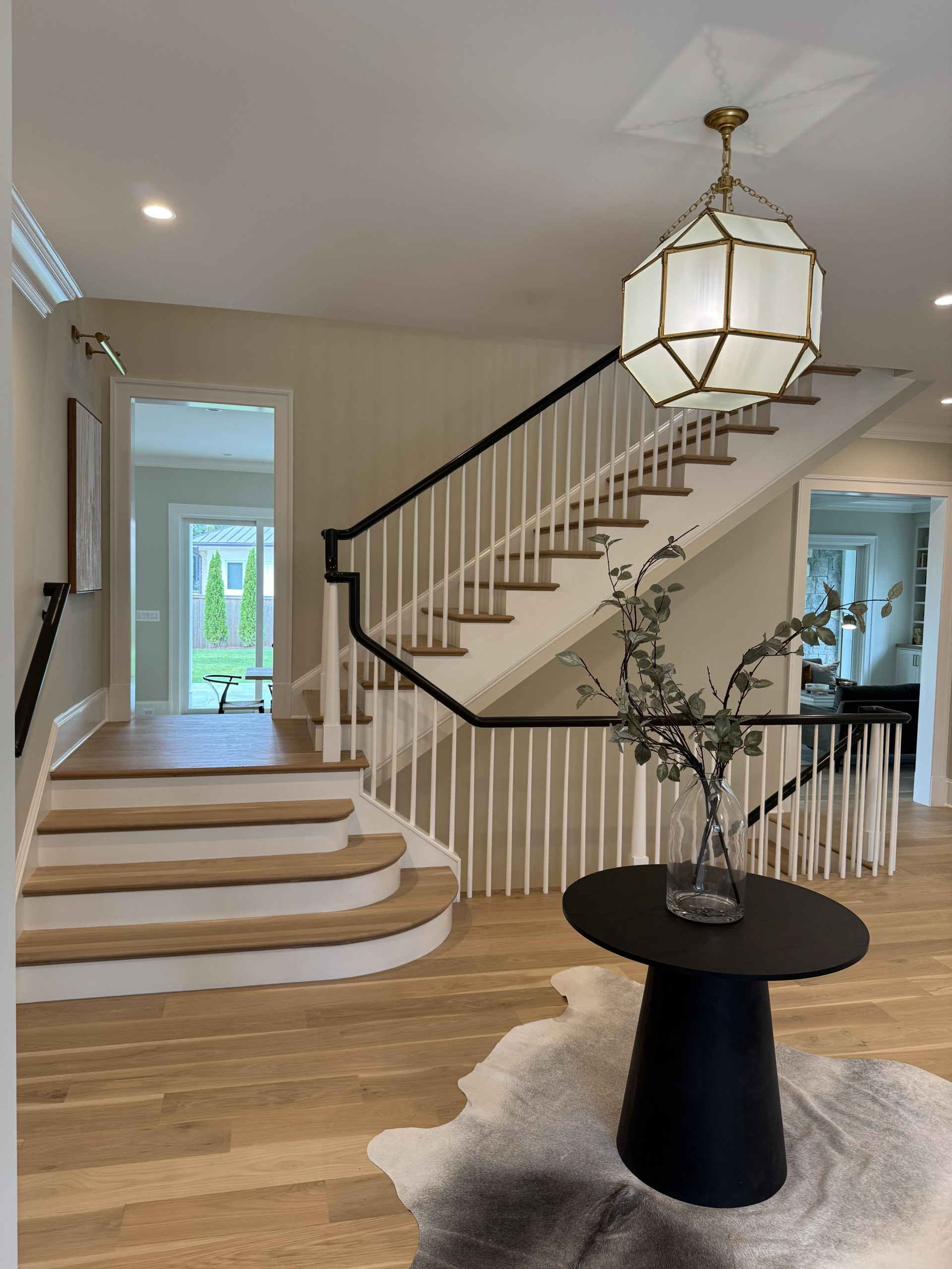 138_Elegant Double Bullnose Entry Stair, Bethesda, MD 20814