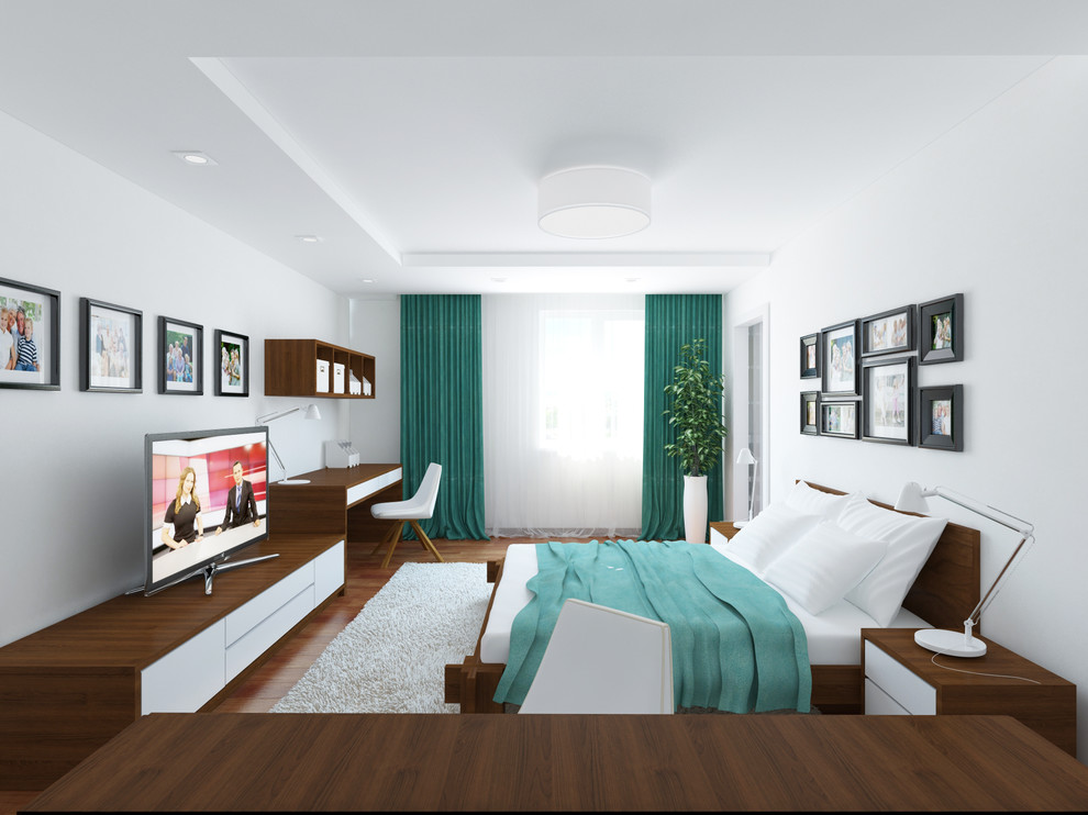 Спальная комната в стиле минимализм