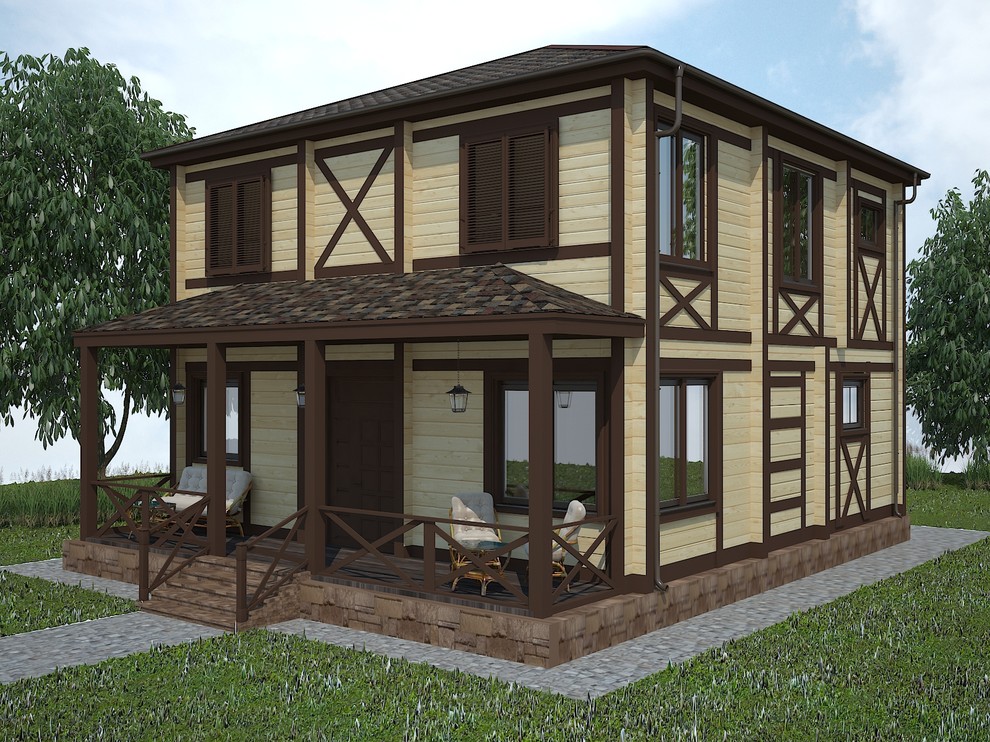 Фасады реревянного дома