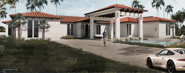 New construction/Development transitional-rendering