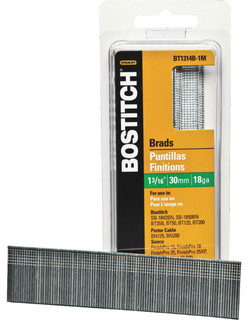 1 3//16/" 18 Gauge Straight Brad Finish Nails 18 ga 5,000 ct