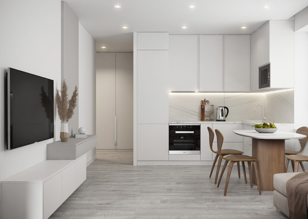 Светлый легкий интерьер для жизни