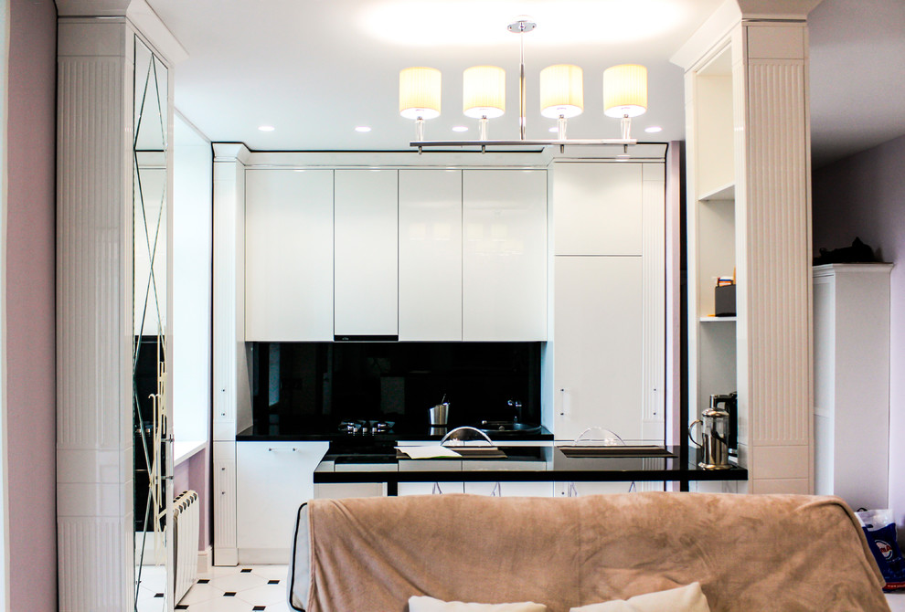 Кухня, шкаф, остров. Большой каретный.