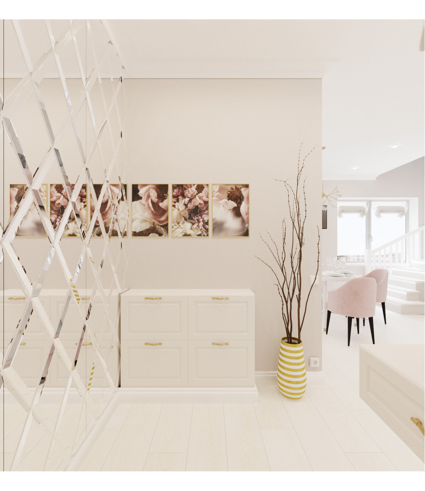 Двухуровневая квартира в стиле Ар-деко