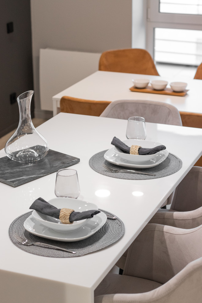 Кухня-гостиная в ЖК Правобережный