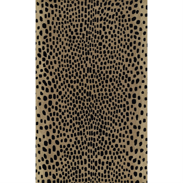 Erin Gates Woodland WOD3 Rug, Cheetah/Beige, 5'x8' Contemporary