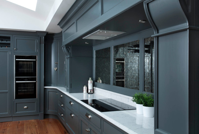Downpipe transitional-kitchen