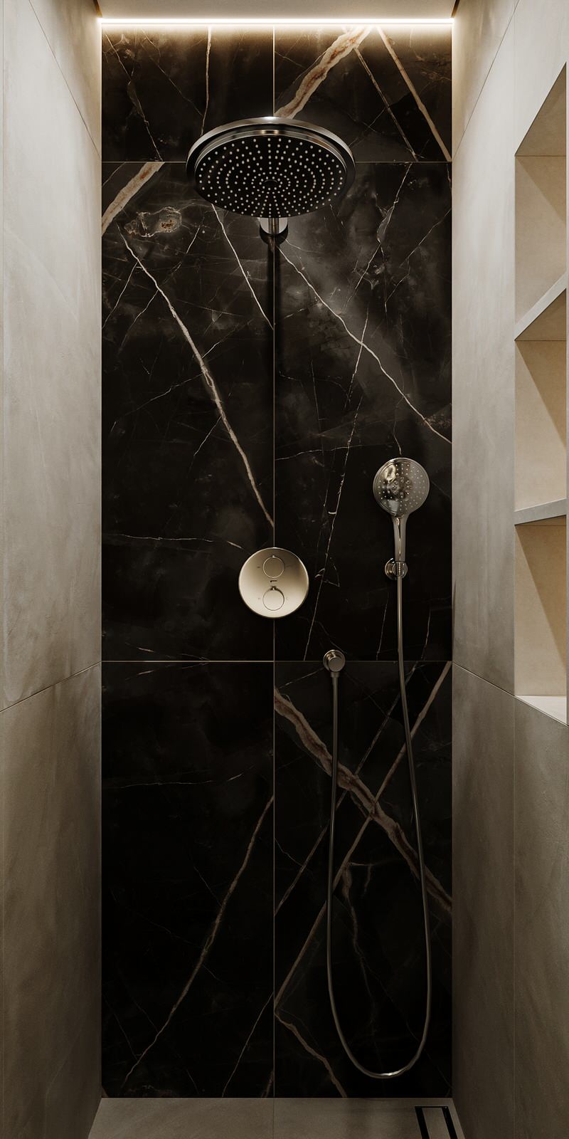 Интерьер квартиры в ЖК "Метрополия"