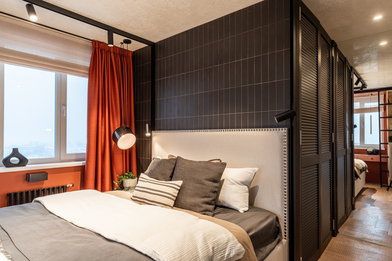 Спальня с огоньком