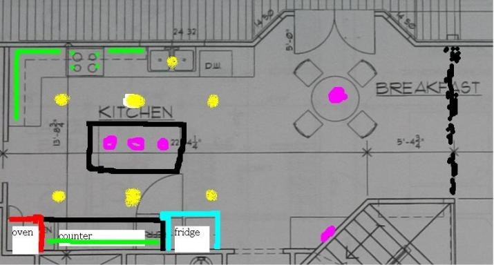 Kitchen Light Map kitchen light and layout