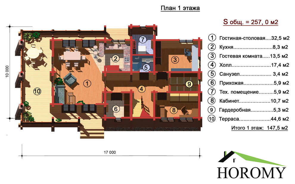 Проекты домов из клееного бруса
