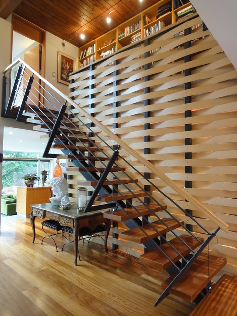 Staircase Handrail contemporain-escalier