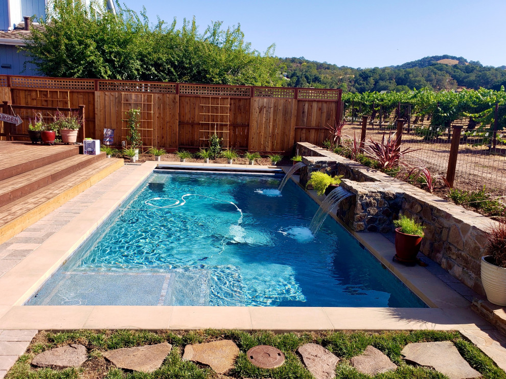 Installed Pool Finish Napa, CA Swimming Pool & Hot Tub San