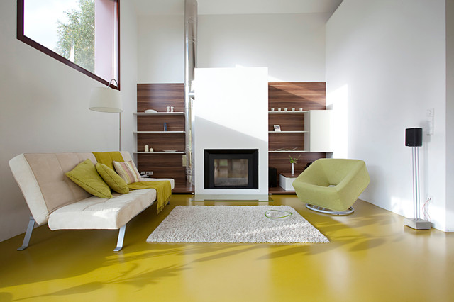 Waldblick contemporary-living-room