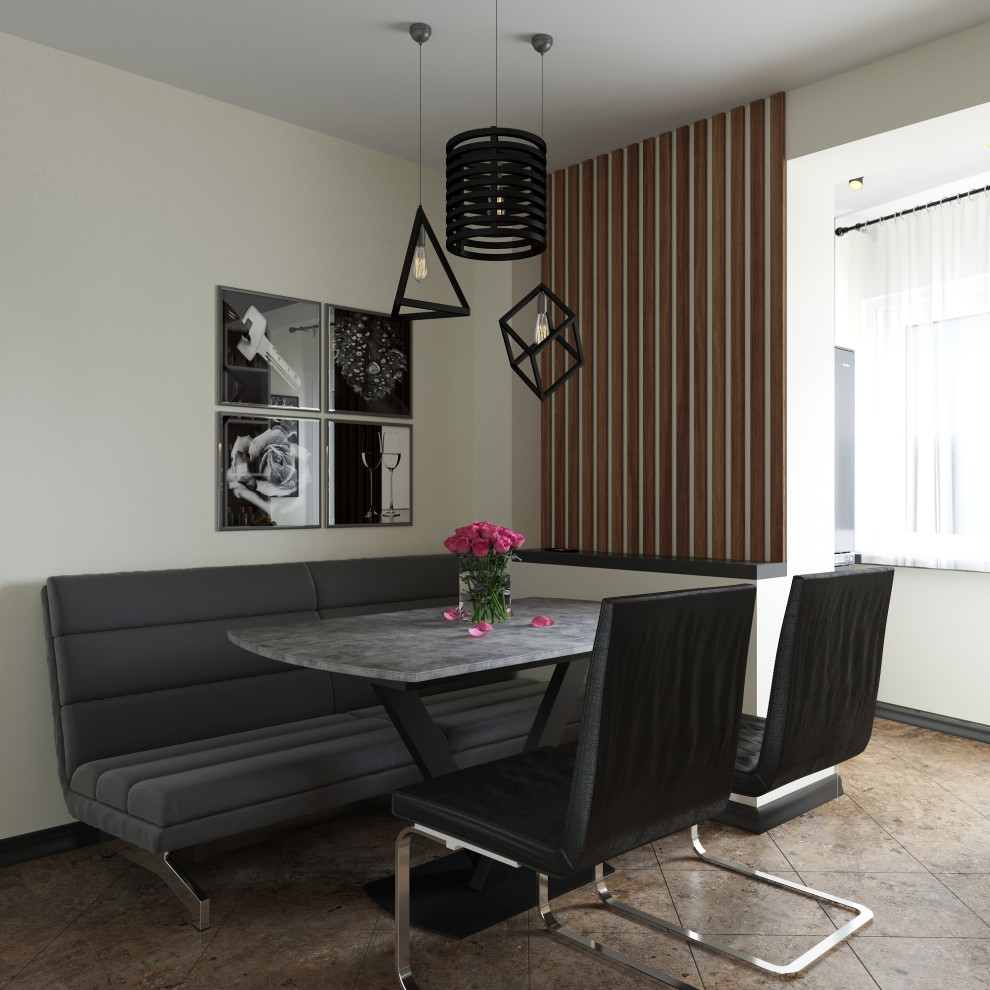 Кухня и лоджия на Лухмановской