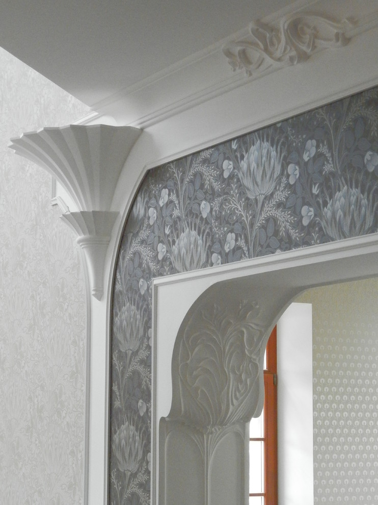 Наша лепнина в проекте с стиле модерн