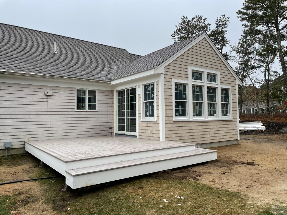 harwich 4 seasons room addition with deck