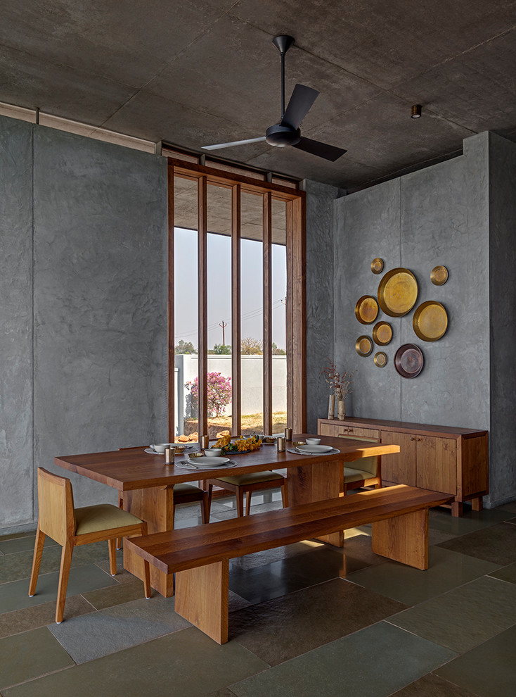 Island style dining room photo in Bengaluru