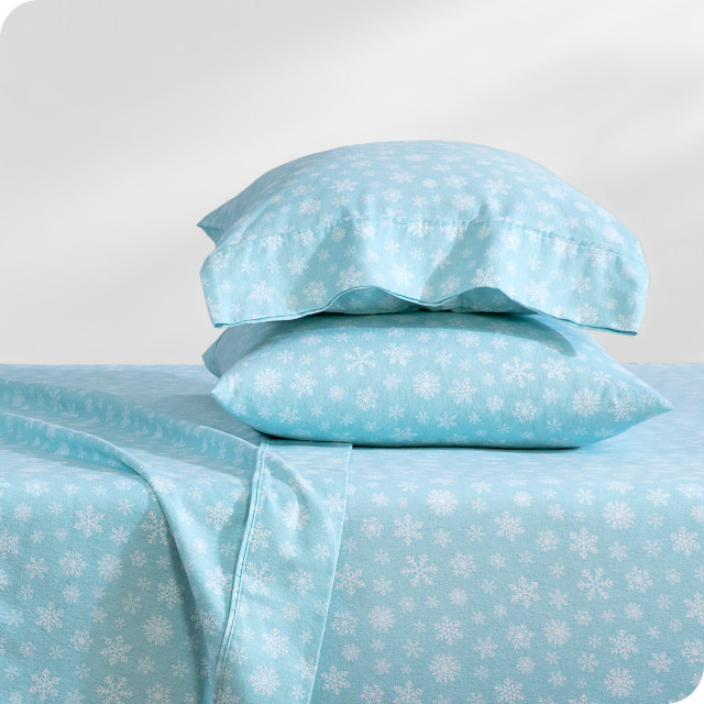 Bare Home Cotton Flannel Sheet Set, King Traditional Sheet And