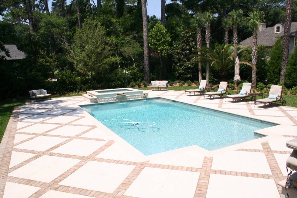 Design ideas for a mediterranean pool in Jacksonville.