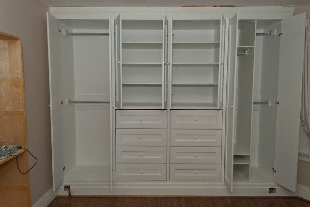 high park two built-in closets - contemporary - bedroom - toronto