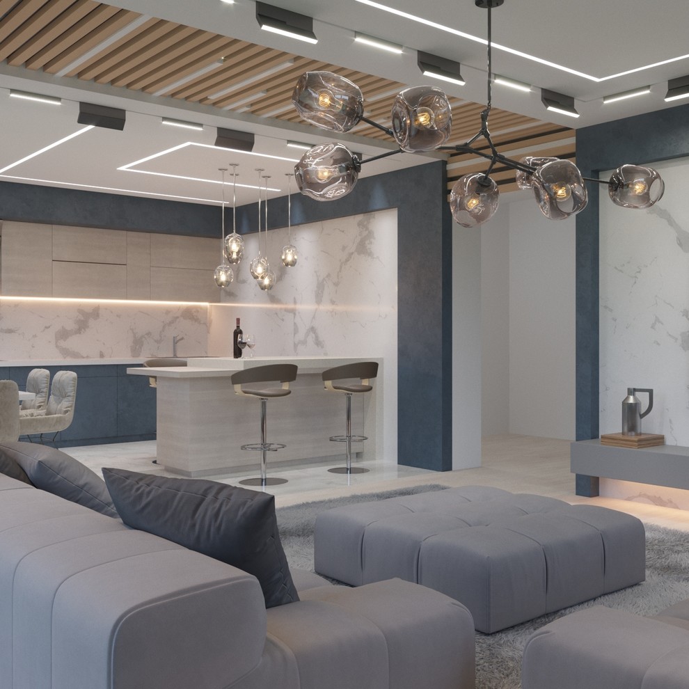 Проект загородного дома в современном стиле