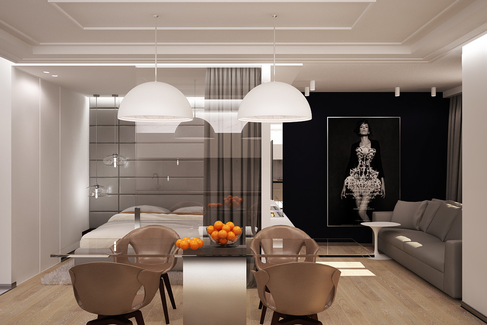 Пространство для молодой девушки . 50 кв.м.