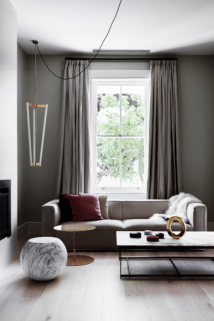 East Melbourne contemporary-living-room