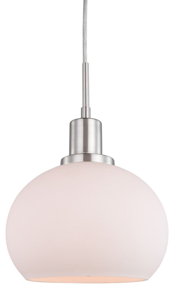 Austin Opal Ball Mini Pendant With Embedded Led Transitional Pendant Lighting By Woodbridge Lighting Inc