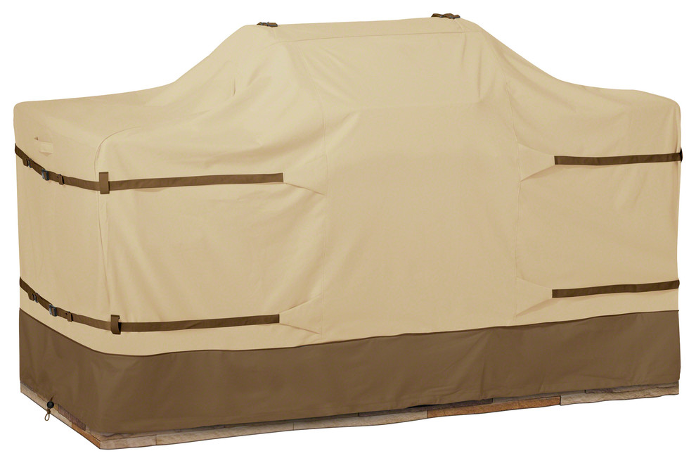 Veranda Patio Island Grill CoverCenter Island Grill Head, Large Transitional Grill Tools