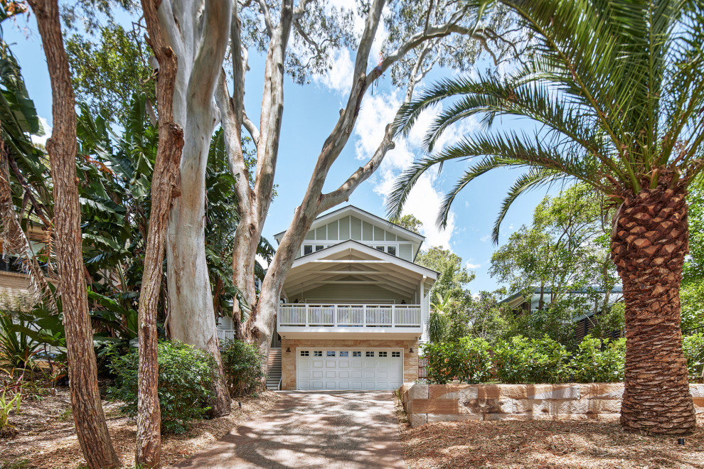 Design ideas for a beach style exterior in Sydney.