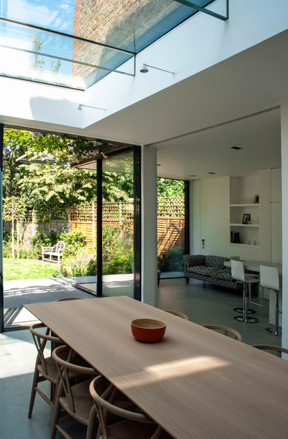 Private house in Streatham contemporary-dining-room