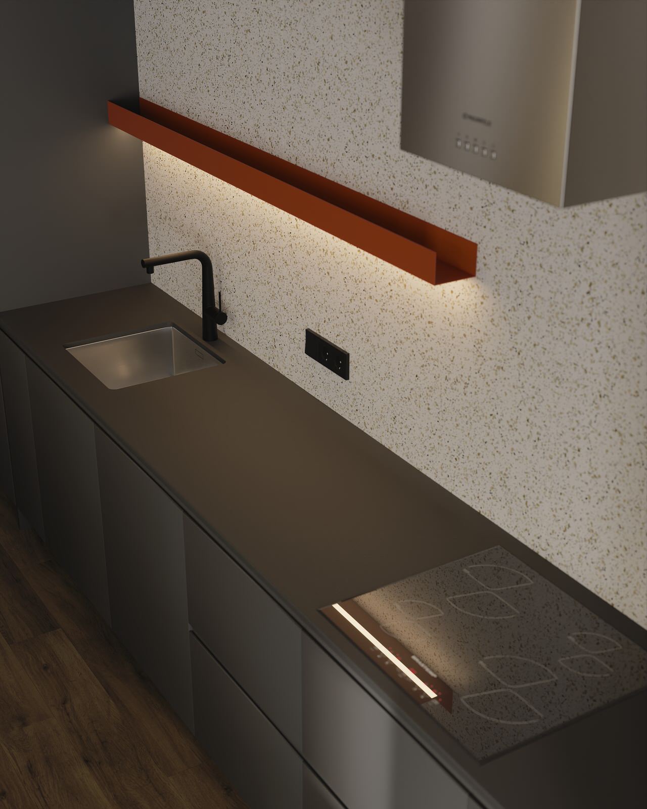 Проект 2х комнатной квартиры 78 м2