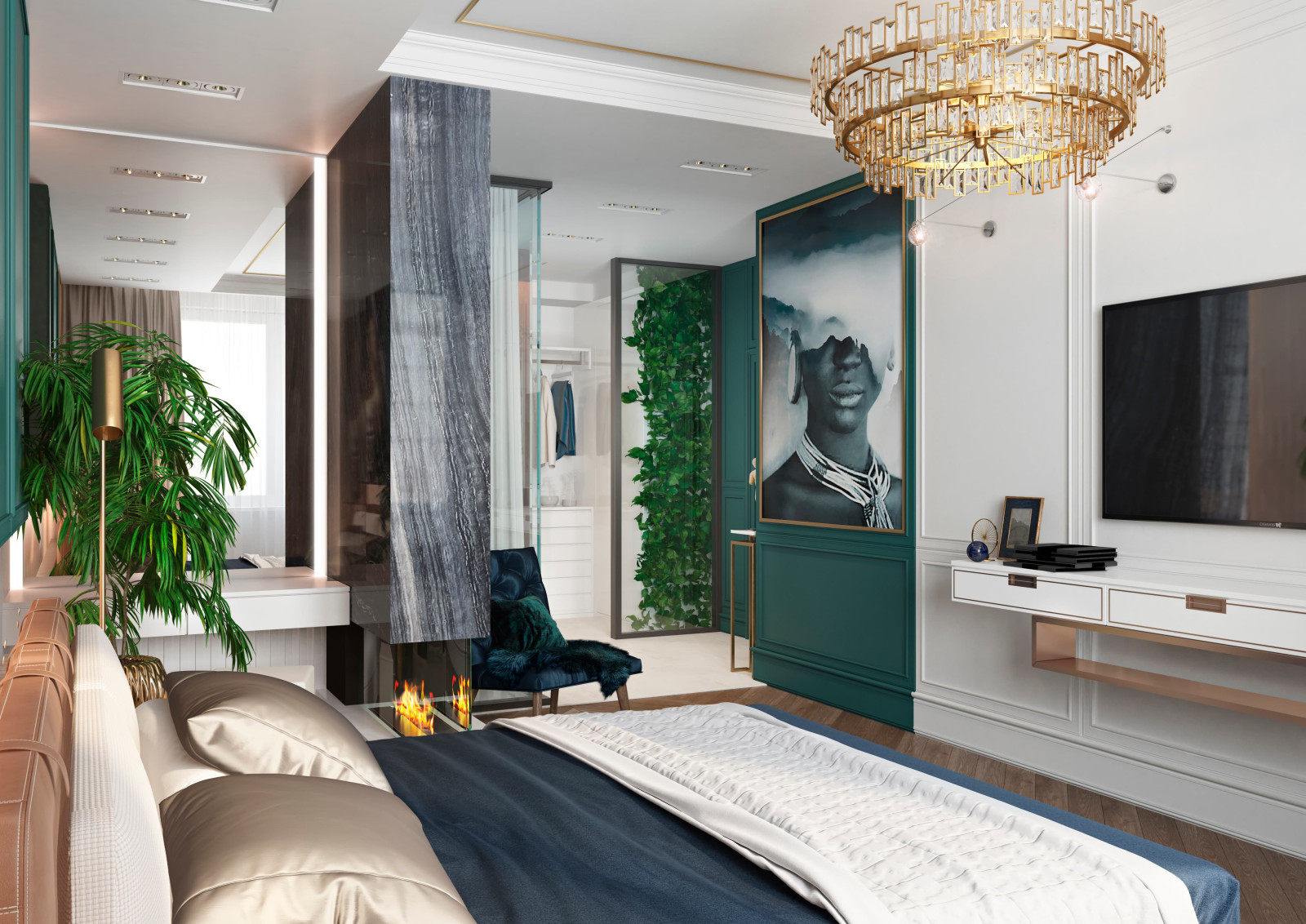 Дизайн и ремонт квартиры в ЖК «Донской Олимп» — Пересечение миров.