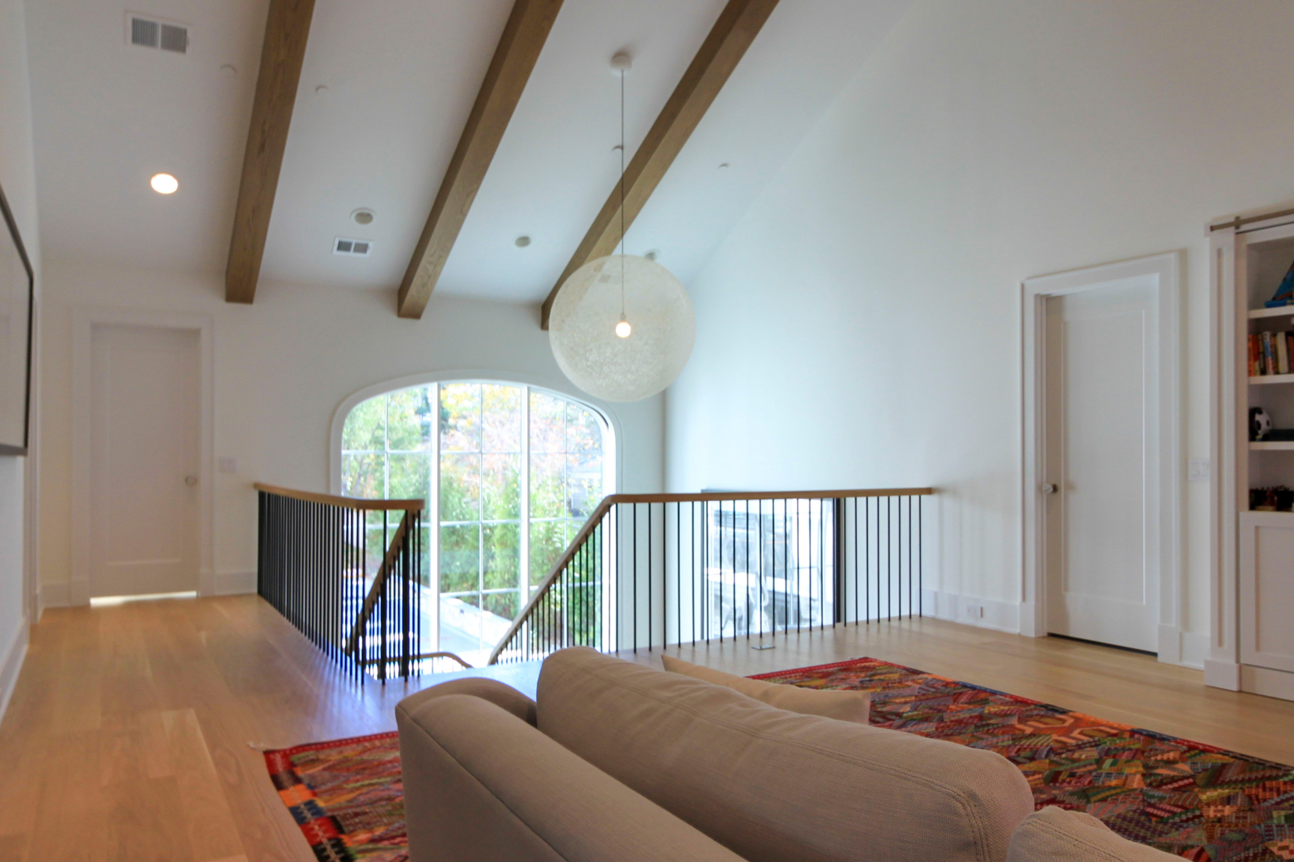 96_Dramatic cantilevered no-riser staircase, Bethesda, MD 20814