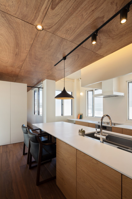 長尾のワンルーム contemporary-kitchen