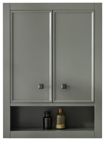 Legion Furniture 24" Pewter Green Toilet Topper Cabinet