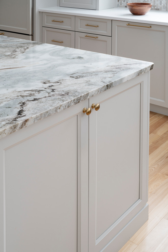 Inspiration for a transitional kitchen remodel in Boston