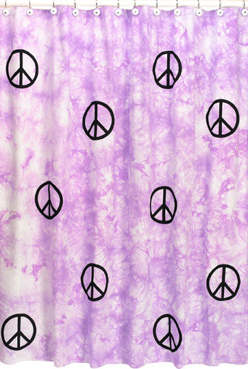 Purple Peace Shower Curtain