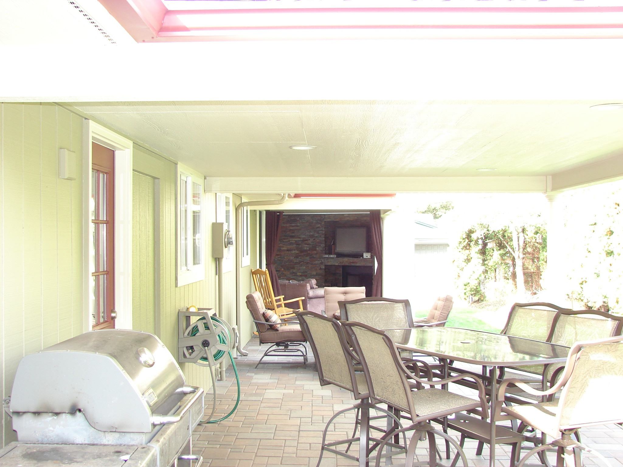 outdoor living space