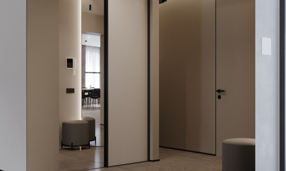 Интерьер квартиры 87м2 в поселке парке Весна