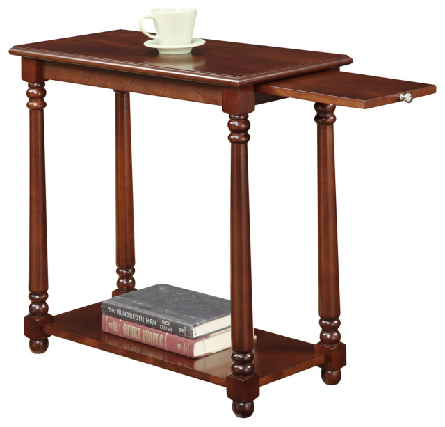 Convenience Concepts French Country Mahogany Regent Chairside End Table