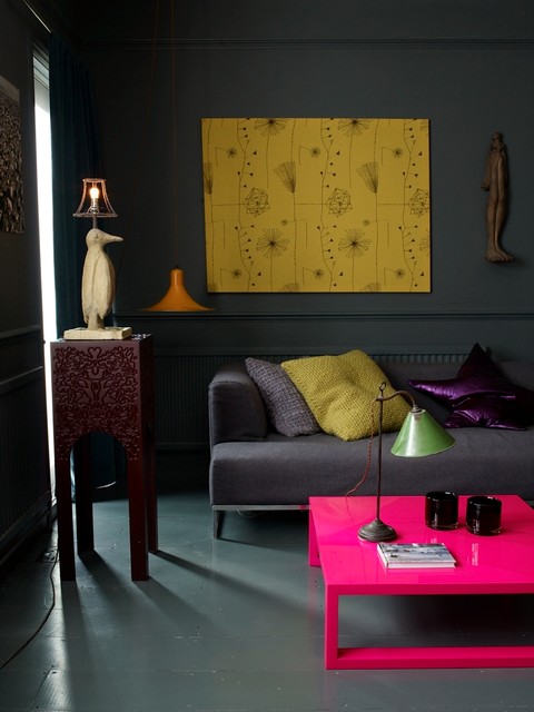 Abigail Ahern interiors eklektisk-dagligstue
