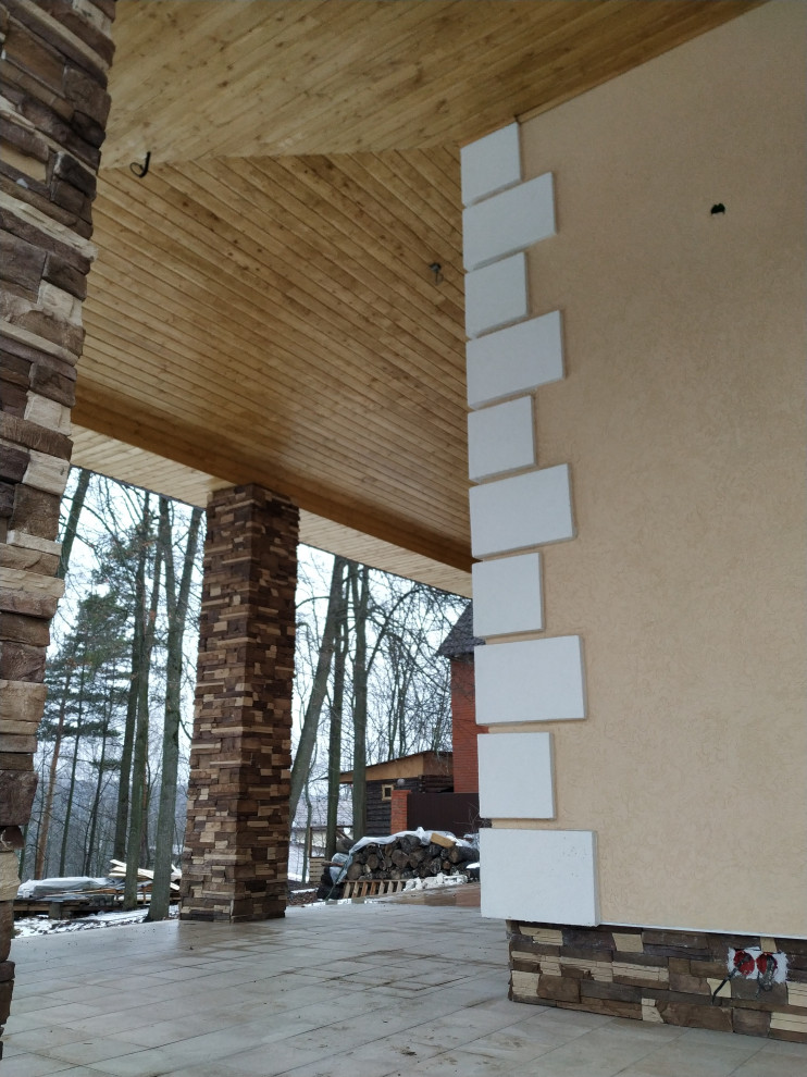 Утепление газобетонного дома пенопластом ППС16Ф 150мм по системе Ceresit