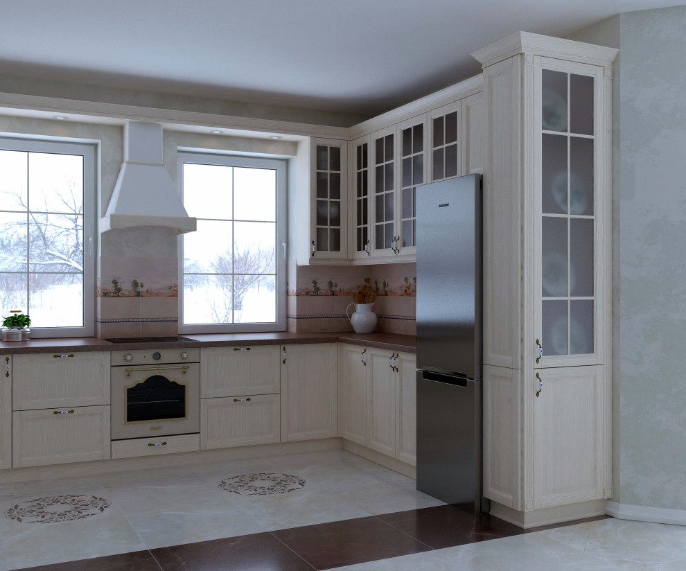 Кухня в загородном доме