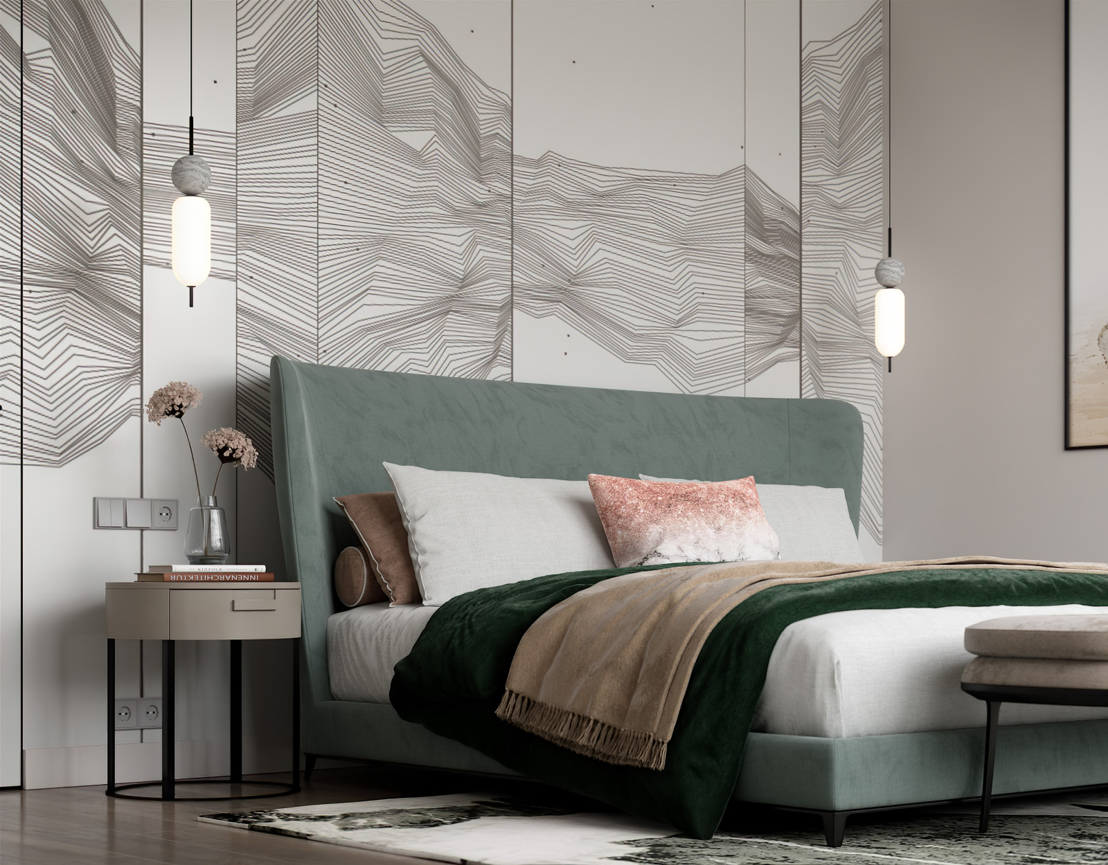 Мастер-спальня. Второй этаж.