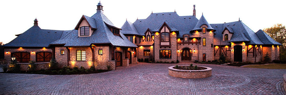 Classic Tudor �Castle� Residence Traditional Exterior