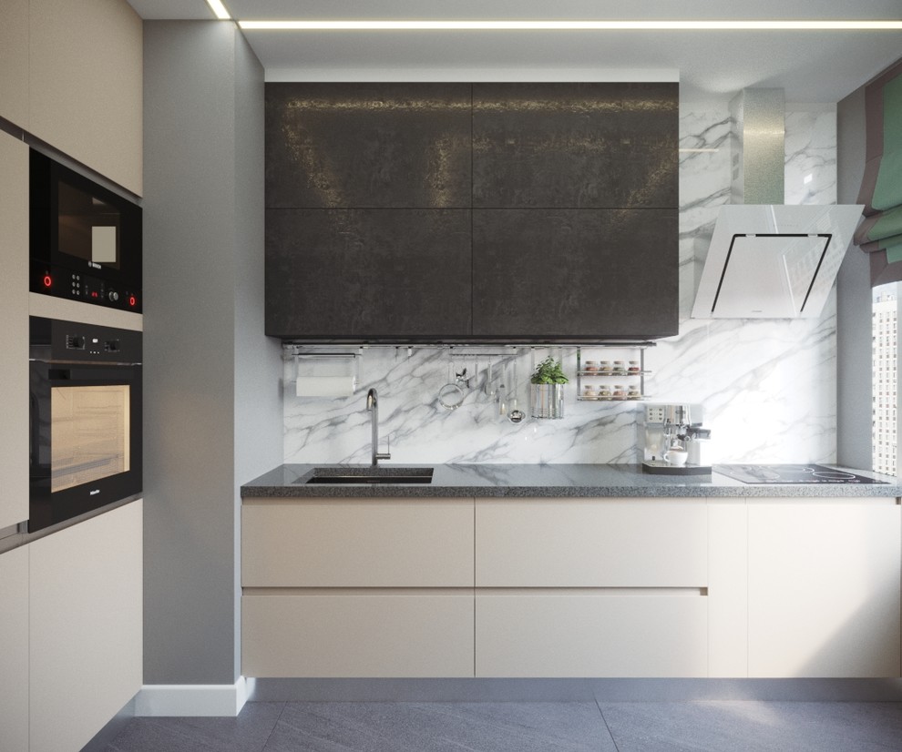 Дом Мегалит на Неве. Игра полос.