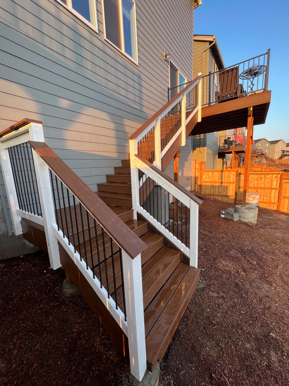 Gale Creek Terrace Accented Steps