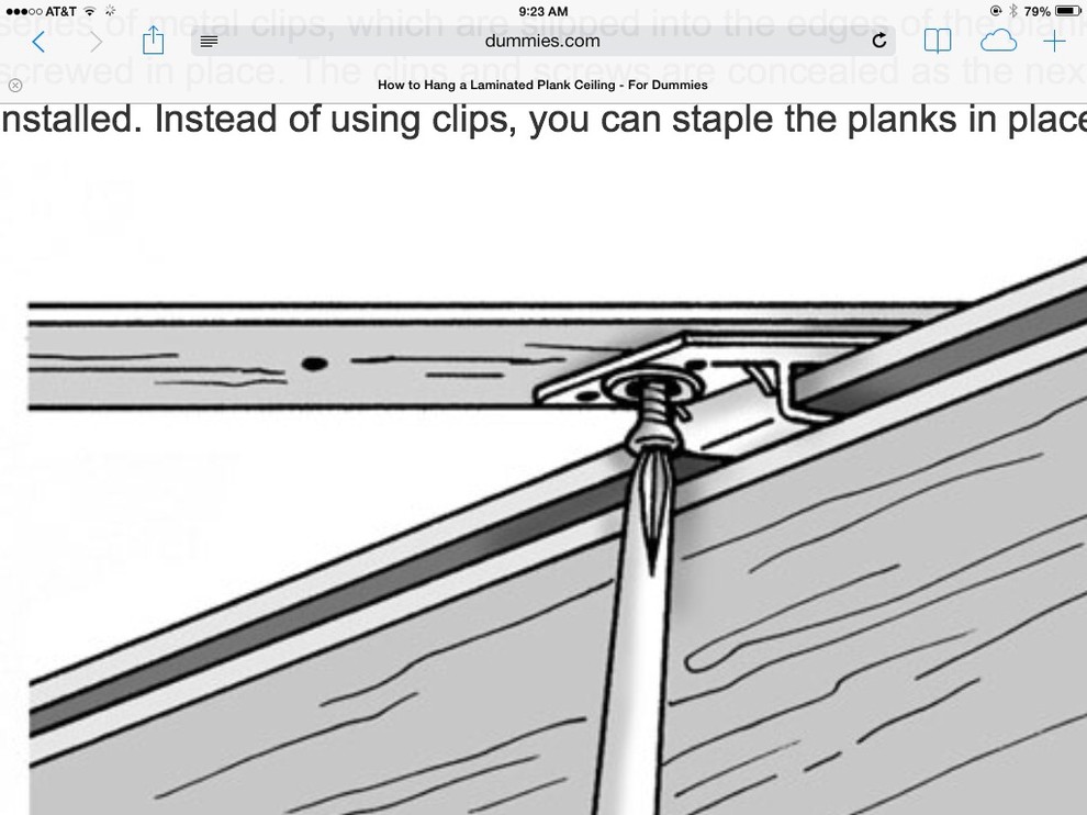 Tongue and Groove clips